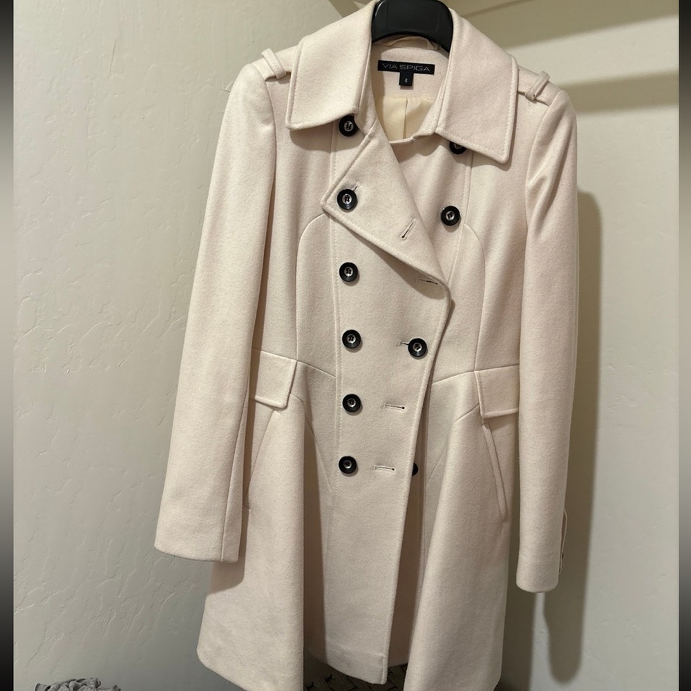 Off white Peacoat
